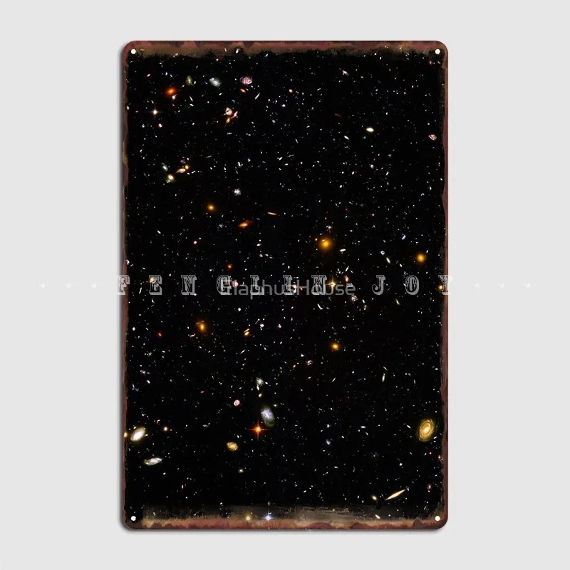 

Плакат hubler Ultra Deep Field, металлический плакат с табличкой, клубный светильник, пещера, Забавный цветочный плакат
