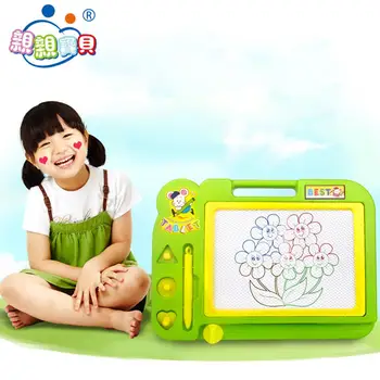 

Kuulee Children Educational Toy Sketch Pad Magnetic Drawing Writing Board for Boys and Girls Random Color