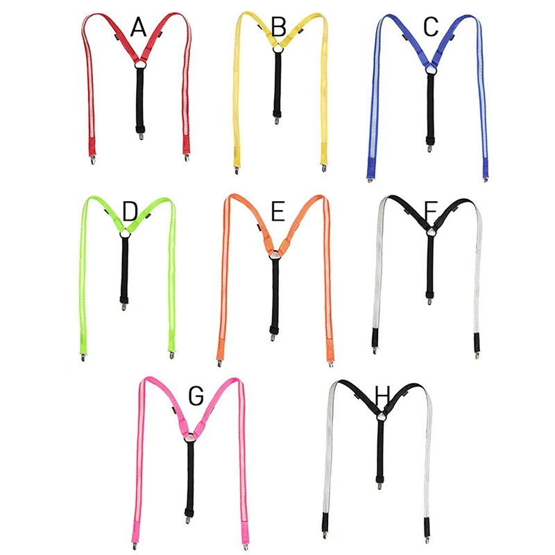 

LED Light Up Suspender Unisex Fashion Party Suspender for utdoor Night Cycling Running Riding