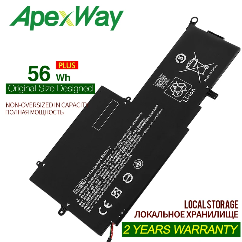 Новый аккумулятор PK03XL для ноутбука HP Spectre Pro X360 13 G1 Series M2Q55PA M4Z17PA HSTNN-DB6S 6789116-005 11 4 V 56W |