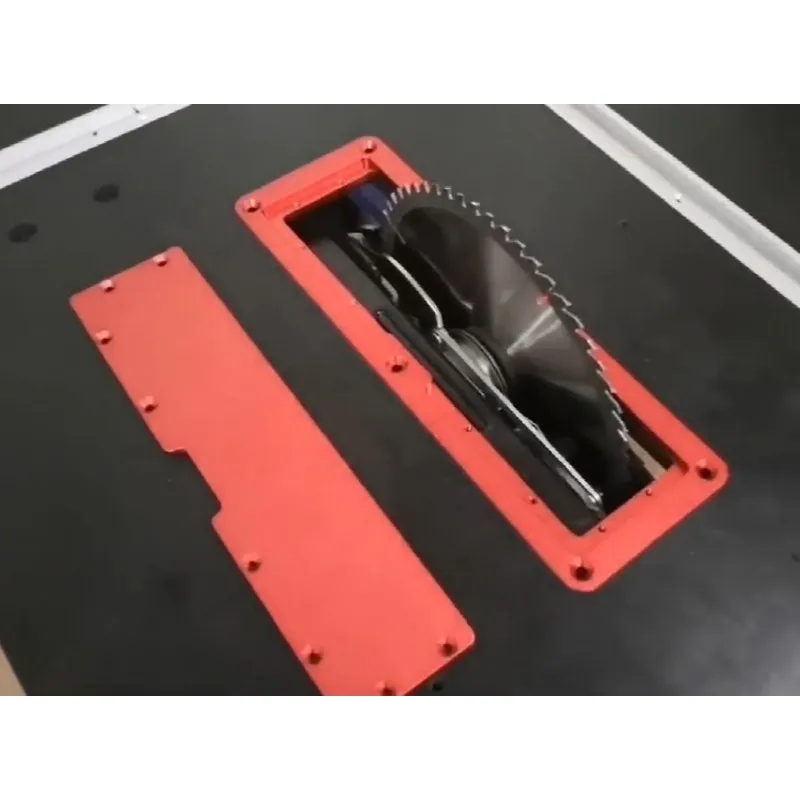 

Electric Circular Saw Flip Cover Plate Flip-Floor Table Special Cover Plate Adjustable Aluminium Insert Plate for Table Saw
