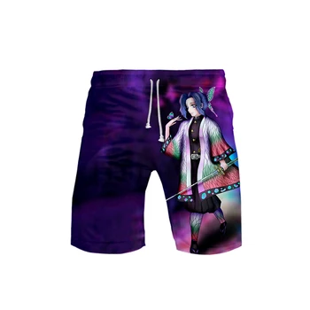

2019 3D Kimetsu no Yaiba Swimwear Swim Shorts Trunks Beach Board Shorts Swimming Pants Swimsuits Mens Running Sports Hip hop