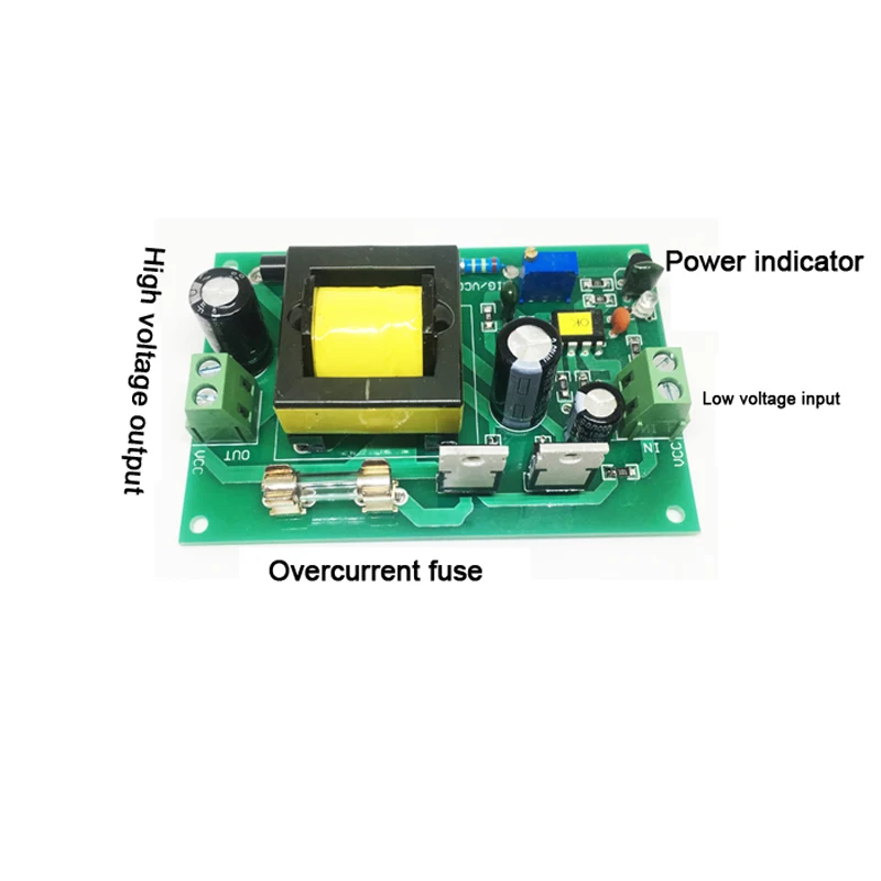 DC-DC модуль повышающего преобразователя 12 V-24 V to 200 V-450 V 300V 400V Напряжение Регулируемая зарядка питания для nixie часы свечение