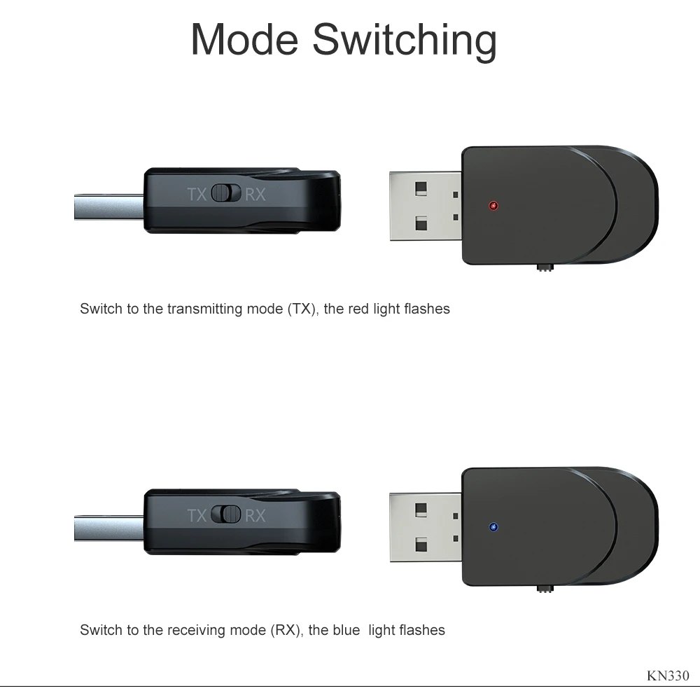 KEBIDU USB Bluetooth приемник передатчики 5,0 беспроводной аудио музыка стерео адаптер ключ для ТВ ПК Bluetooth динамик наушники