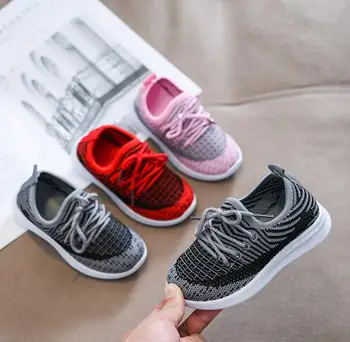 

Children's Shoes Kids Shoes Running Breathable Knit Socks Sneakers Outdoors Soft Girls Casual Shoes Boys Sneaker Male Female New