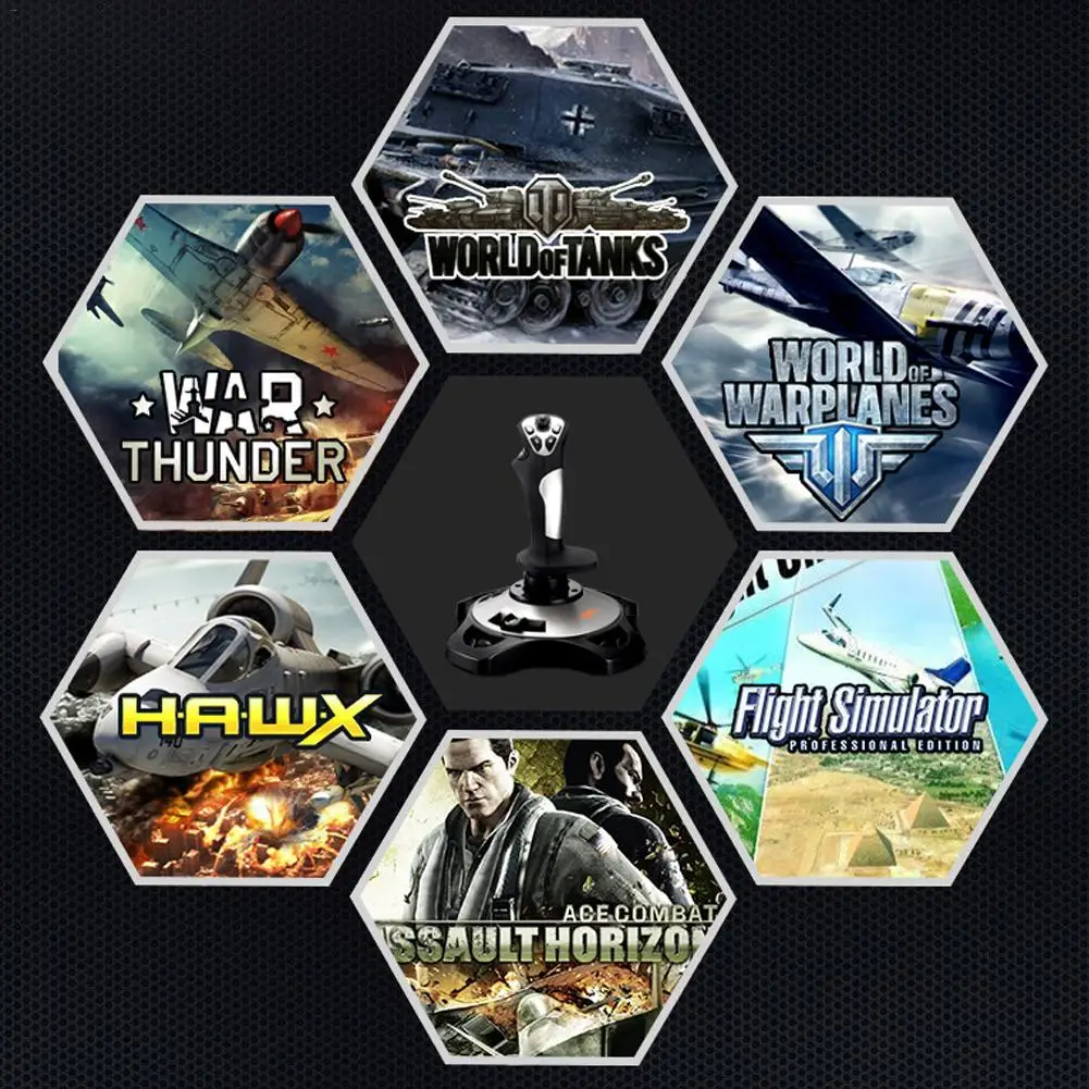 Flight Joy Stick ПК геймпад USB интерфейс компьютерный игровой джойстик с вибрацией аналоговый контроллер для ПК