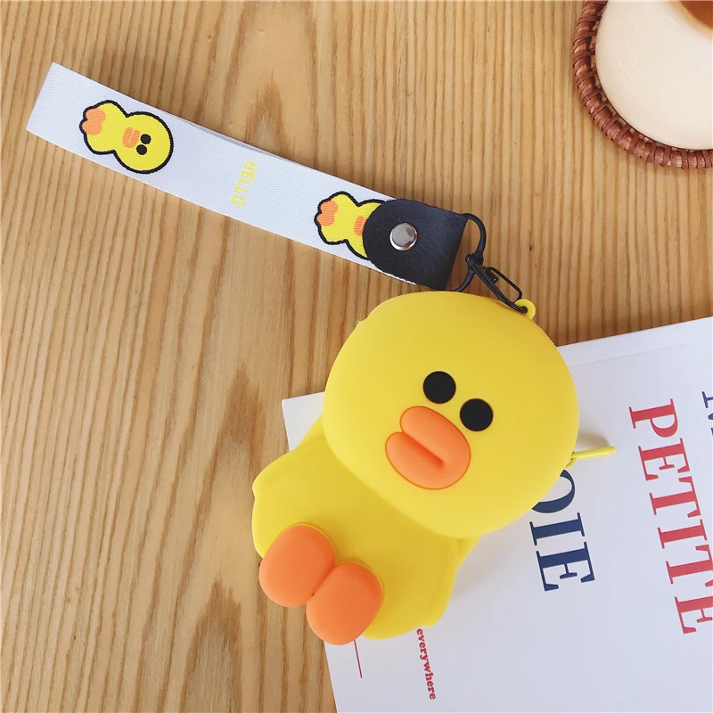 coin purse Кошелек для монет для девочек, силиконовый мини-чехол для Airpods, чехол s, мультяшная сумка, маленький держатель для карт на молнии, кошелек для женщин, карман для денег, Carteira - Цвет: coin purse
