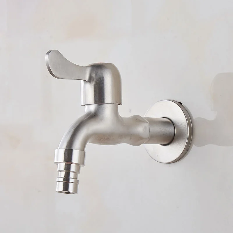 

Home Improvement SUS304 Stainless Steel Washing Machine Faucet 4 Points Port Mop Pool Lengthened Tap Manufacturers Direct Sellin