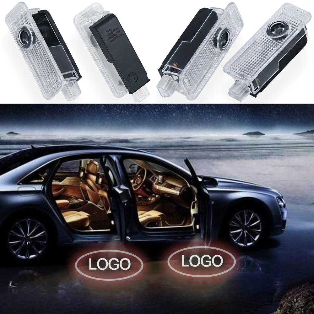2-40 шт Тени светильник приветствуется лампы автомобиля логотип лазерный проектор автомобильная светодиодная подсветка двери Canbus для BMW E46 E90 E91 E91 E60 E61 E70 X3 X5 X6