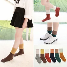 Liu cheng xing/детские носки, осенние и зимние тонкие хлопковые носки без пятки, детские носки с завязками, большие носки из хлопка для мальчиков