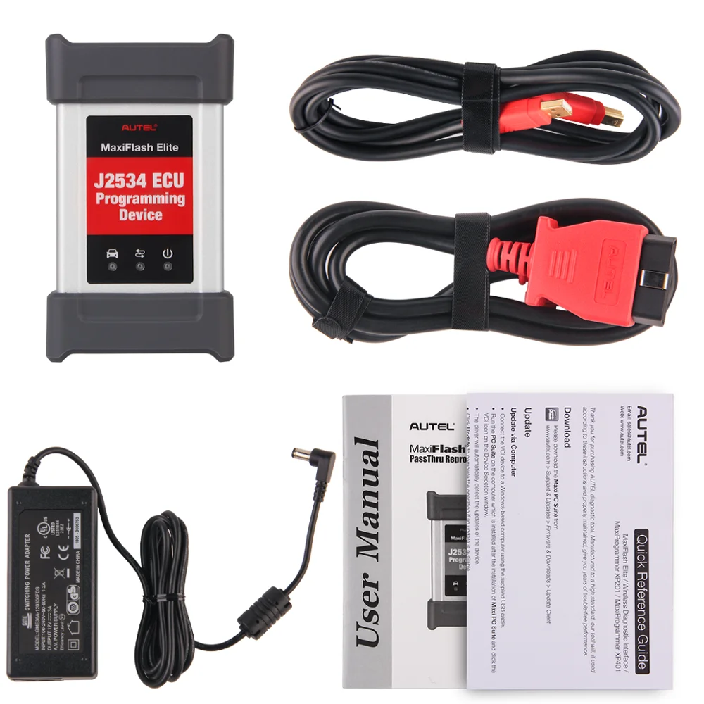 Инструмент программирования Autel MaxiFlash Elite J2534 ECU для MS908P MK908