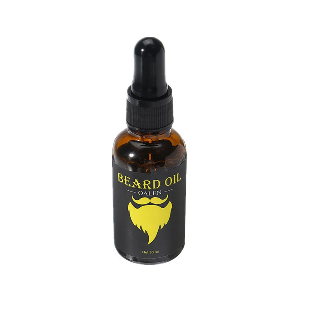 30ml Man Beard Moisturizing Oil 30ml Soften Hair Growth Nourishing for Men Beard Care Supply Anti Hair Loss Dropshipping