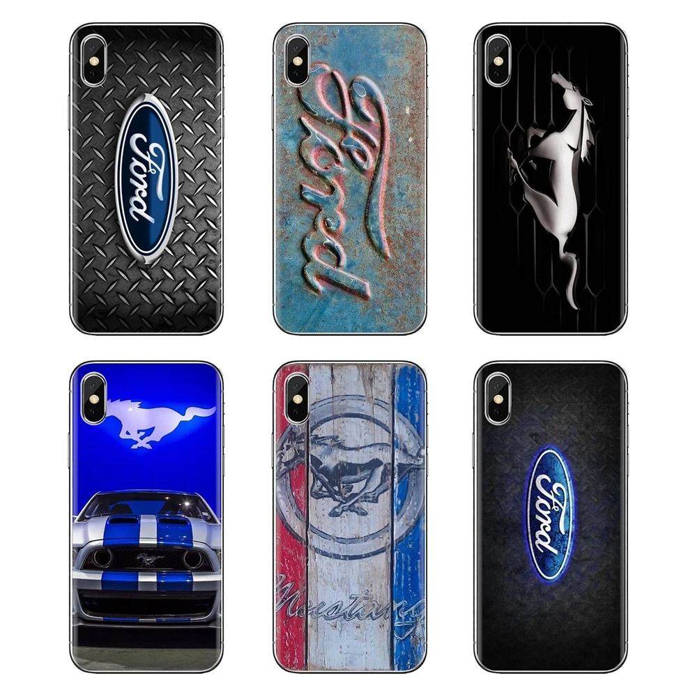 

For Xiaomi Mi3 Samsung A10 A30 A40 A50 A60 A70 Galaxy S2 Note 2 Grand Core Prime Super Car Ford Mustang GT Concept Silicone Case