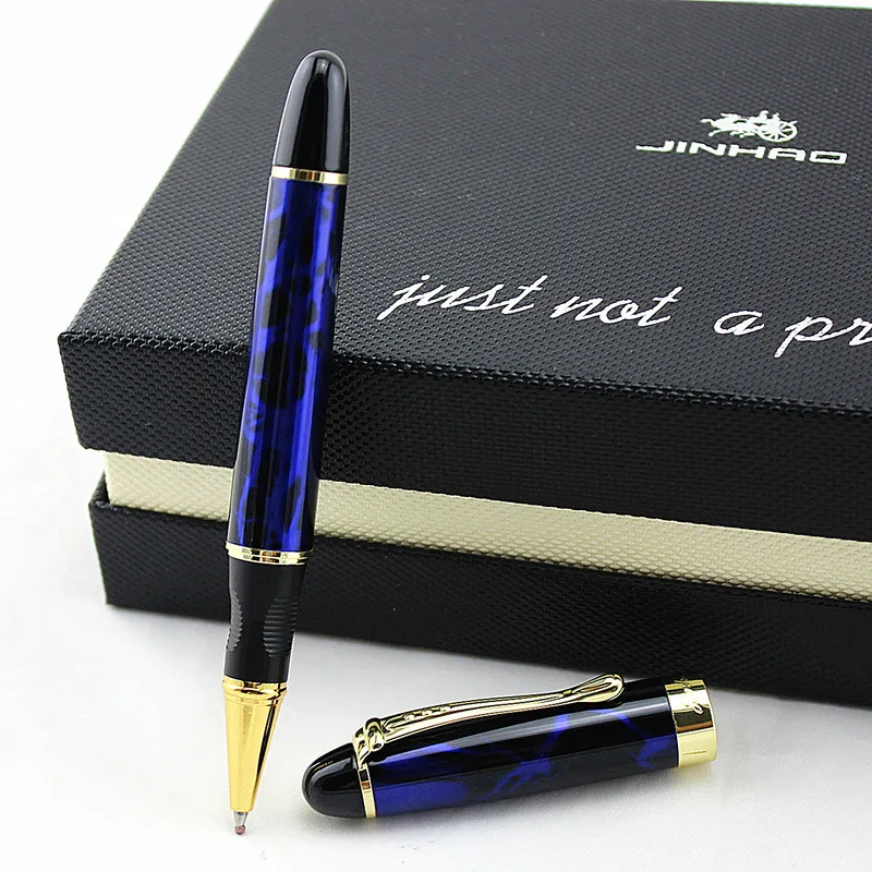 Jinhao Роскошные X450 caneta шариковые металлические золотые аксессуары Шариковая