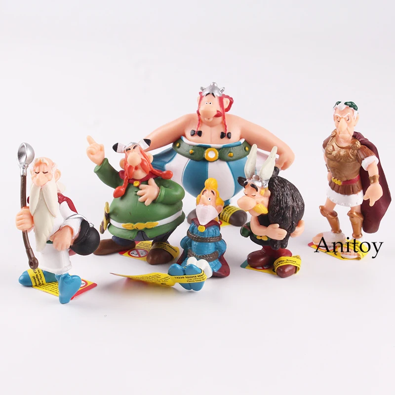 

Gaul Hero Adventures Ancient European Soldiers Action Figure Toy 4.5~8 cm The Adventures of Asterix and Obelix