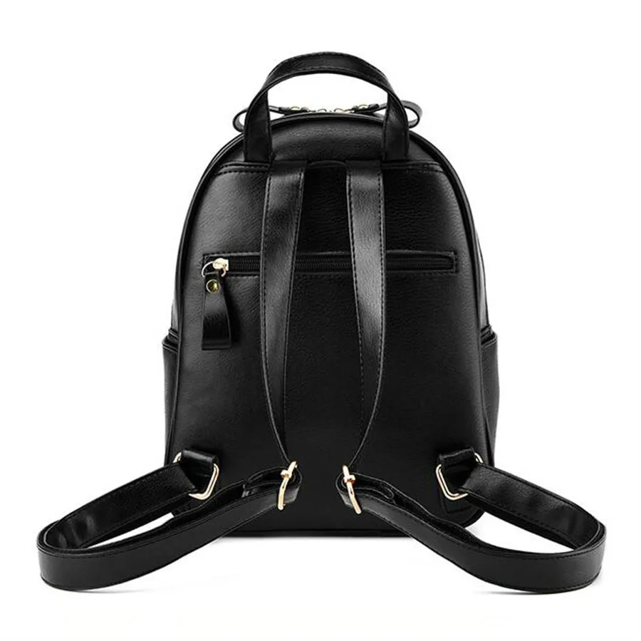 Women Backpack Hot Sale Fashion Causal bags High Quality bead female shoulder bag PU Leather Backpacks for Girls mochila