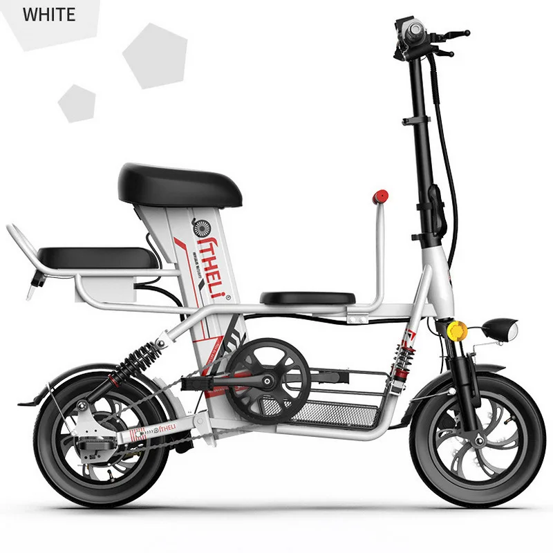 

Electric bike folding lithium battery tandem bicycle EU free tariff shipping channel