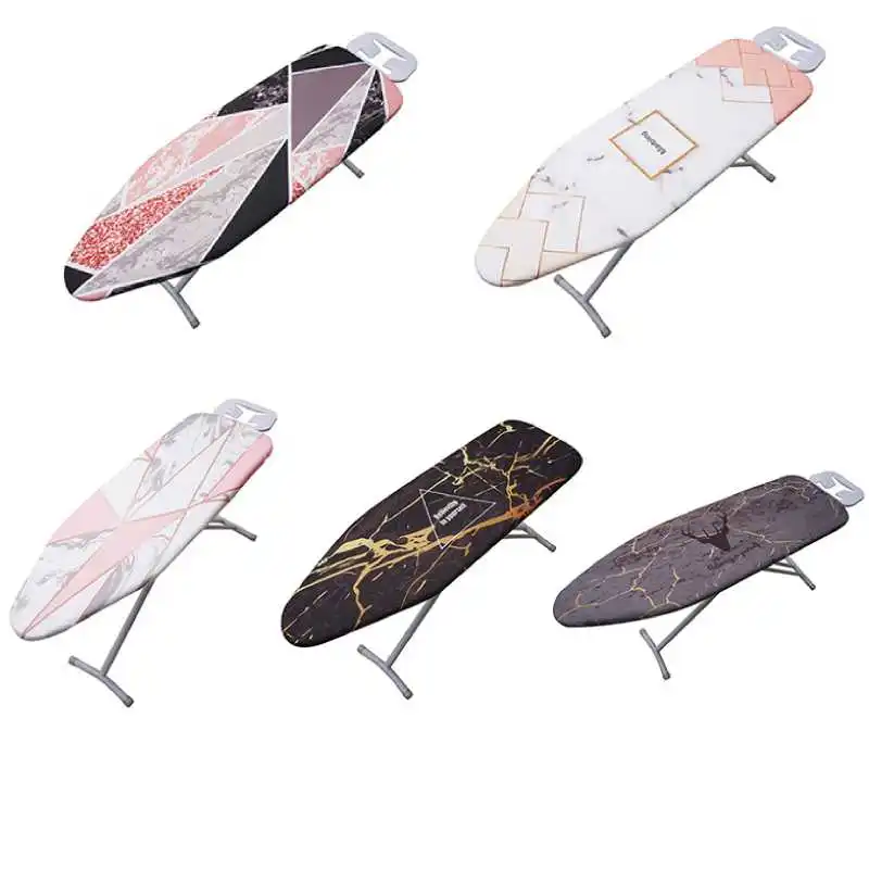 Fabric Marbling Ironing Board Cover Protective Press Iron Folding For Ironing Cloth Guard Protect Delicate Garment Easy Fitted