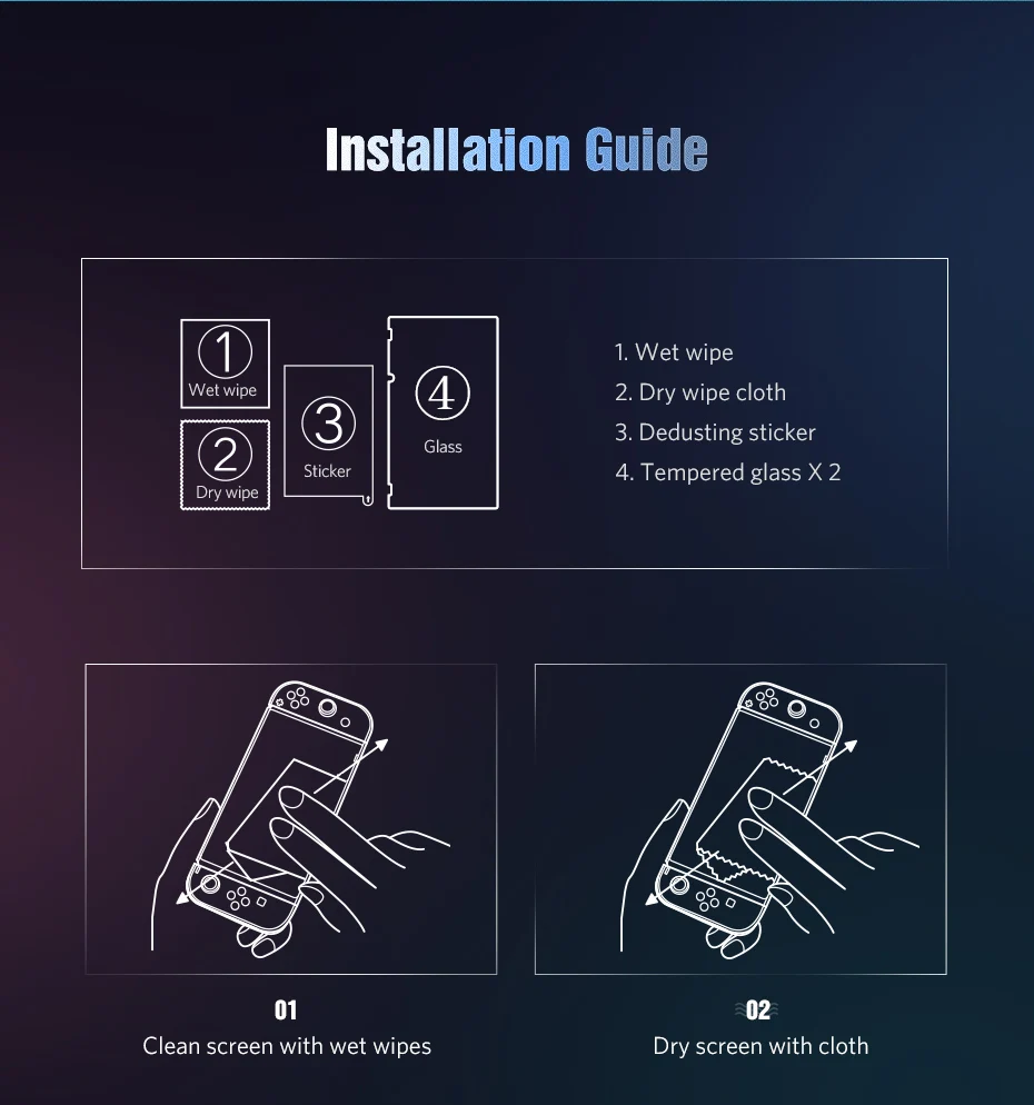 Защитная пленка для экрана для nintendo Switch Ultra HD Switch Защитная пленка для nintendo_ switch