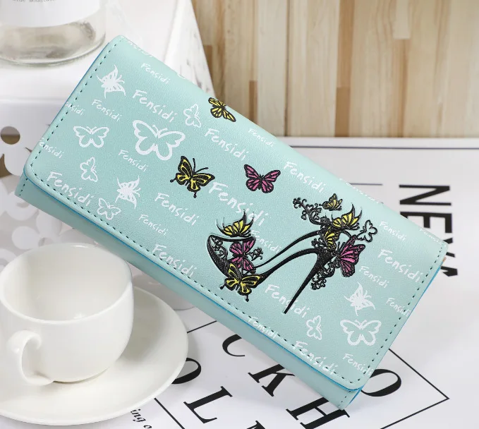 

JIULIN Women Simple Retro Owl Printing Long Wallet Coin Purse Card Holders Woman Wallet Card ID Holder Purses Bag Burse Notecase