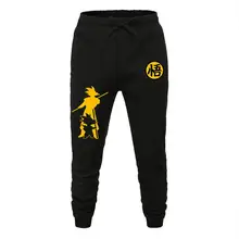 Новинка, аниме Dragon Ball Z GOKU спортивные штаны, мужские Брендовые повседневные спортивные штаны, мужские хлопковые эластичные штаны, штаны для бега