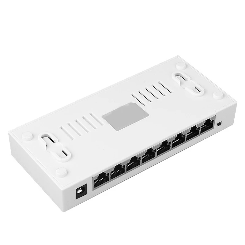 10/100/1000 Мбит/с полнодуплексный 8 коммутатор концентратор lan гигабит Ethernet Настольный сетевой коммутатор(ЕС штекер