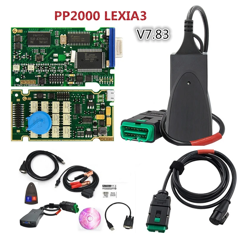 

Lexia 3 PP2000 V7.83 For Citroen Peugeot With New Diagbox newest version Lexia3 Diagnostic Tool Scanner Lexia-3 2019 and Cable
