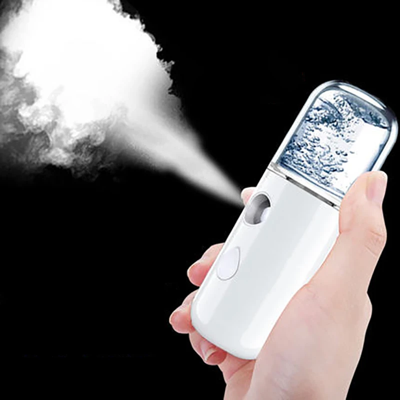 Nano Mist Facial Sprayer USB Humidifier Rechargeable Humidifier Storage Container Beauty Instruments Face Skin Care Tools