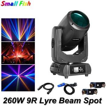 

2Pcs/Lot 260W 9r Beam Spot Moving Head Light With 16 DMX Channels Linear Dimming DMX512 Stage Lights Professional Music Stage DJ