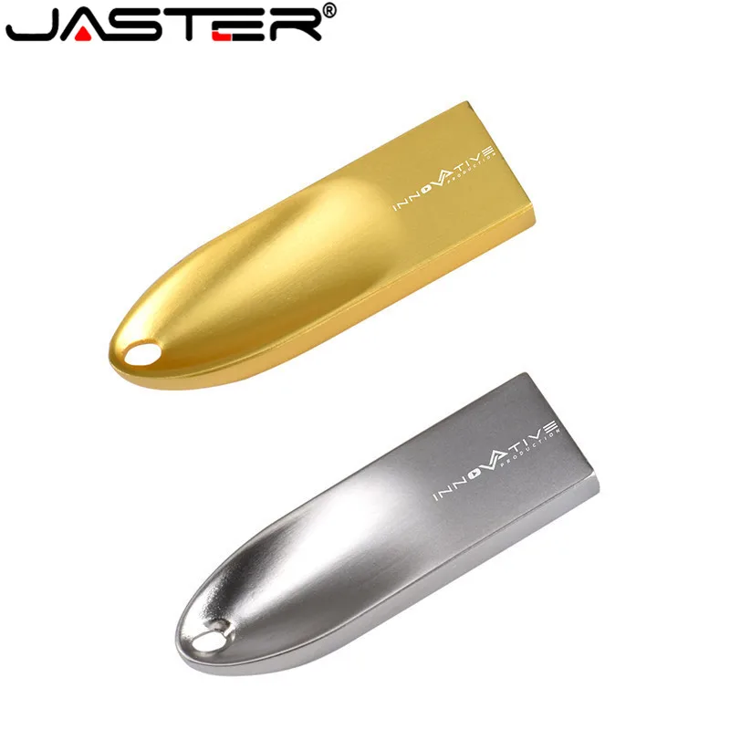 Jaster Usb 2.0 Hot New Silver Metal Pendrive De Alta Velocidade Flash Drive 4Gb 16Gb 32Gb 64Gb Usb Flash Pen Drive Logo Del Cliente
