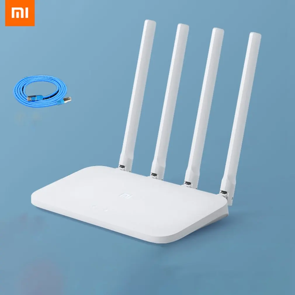 Xiao mi Wi-Fi роутер 4C Roteador APP управление 64 ram 802,11 b/g/n 2,4G 300 Мбит/с 4 антенны беспроводной ретранслятор