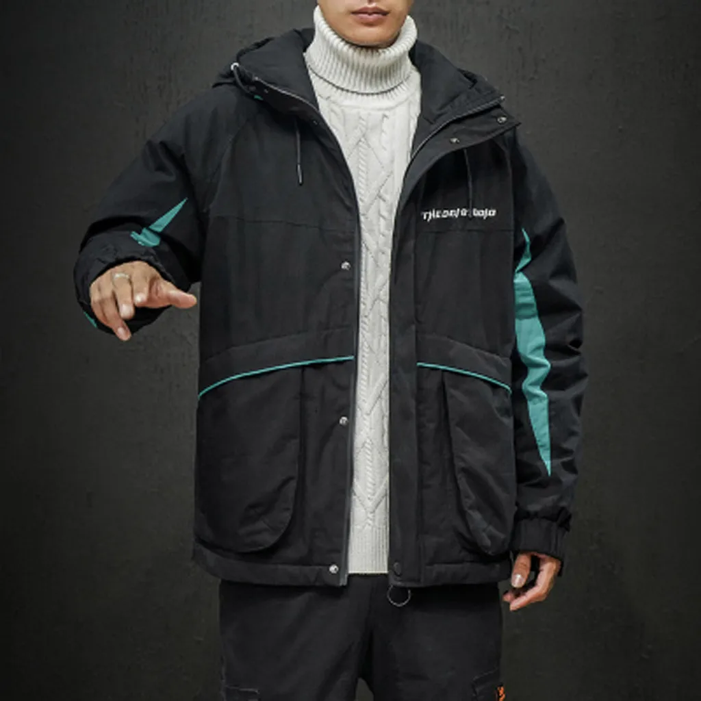 Jacket Men Windbreaker Spring Autumn Fashion Jacket Men's Hooded Casual Jackets Male Coat Thin Men Coats Outwear Dropship