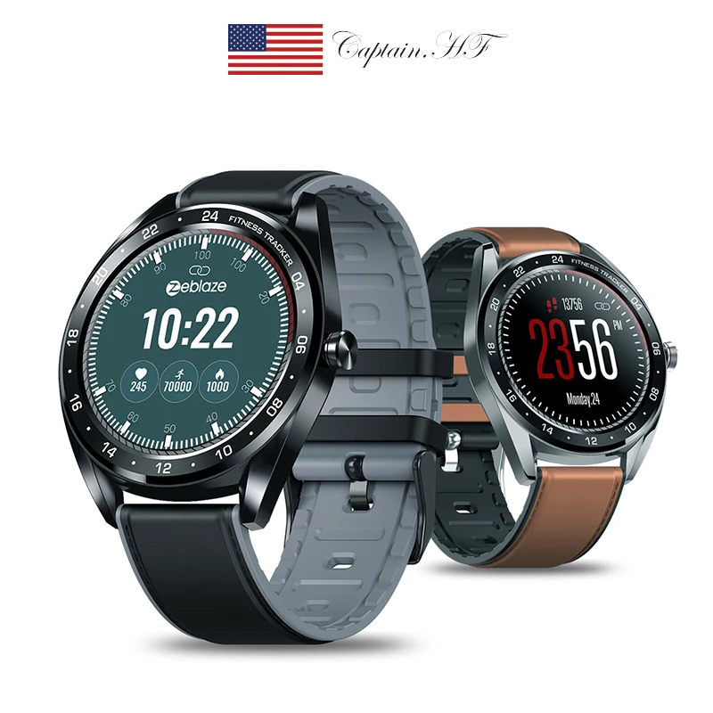 

US Captain Smart Watch,1.3 Inch IPS Color Screen, IP67 Waterproof, Heart Rate Monitoring, Call Rejection, Remote Photography