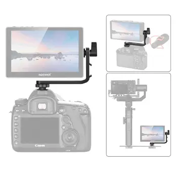 

Neewer Tilt Arm Shoe Mount L Bracket Compatible With 4.5-5.7" Camera Field Monitor for NEEWER FW568 F400 FEELWORLD F5 FW568 F6