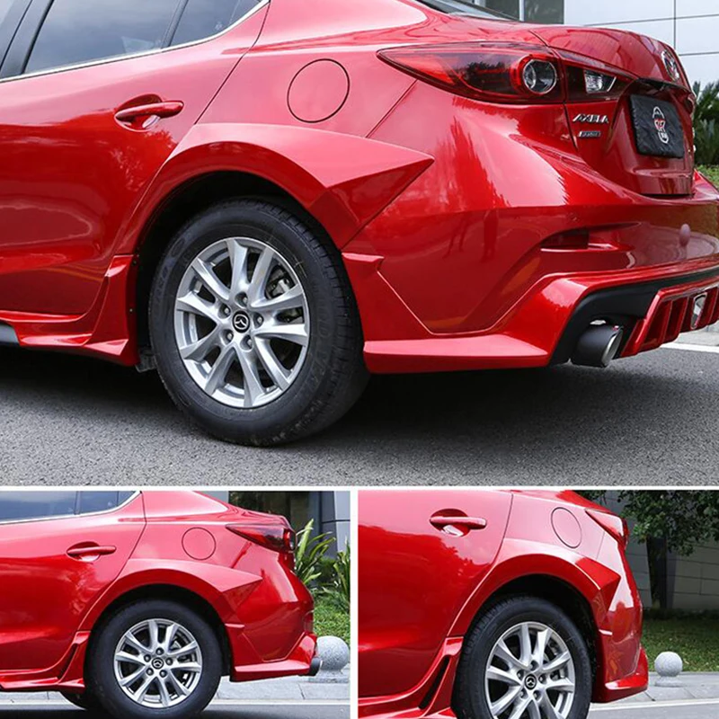 CEYUSOT для автомобильных аксессуаров, комплект кузова mazda 3-, Мазда 3, внешний вид автомобиля, Специальный ABS материал, автомобильный Широкий кузов, комплект 4 шт