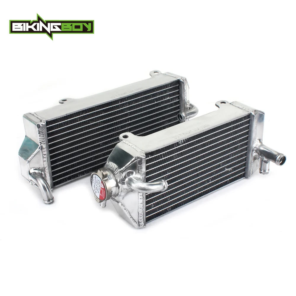 Best Price BIKINGBOY For Suzuki RMZ 250 RM-Z 250 K7 K8 K9 07 08 09 2007 2008 2009 MX Aluminum Engine Water Cooling Radiators Coolers
