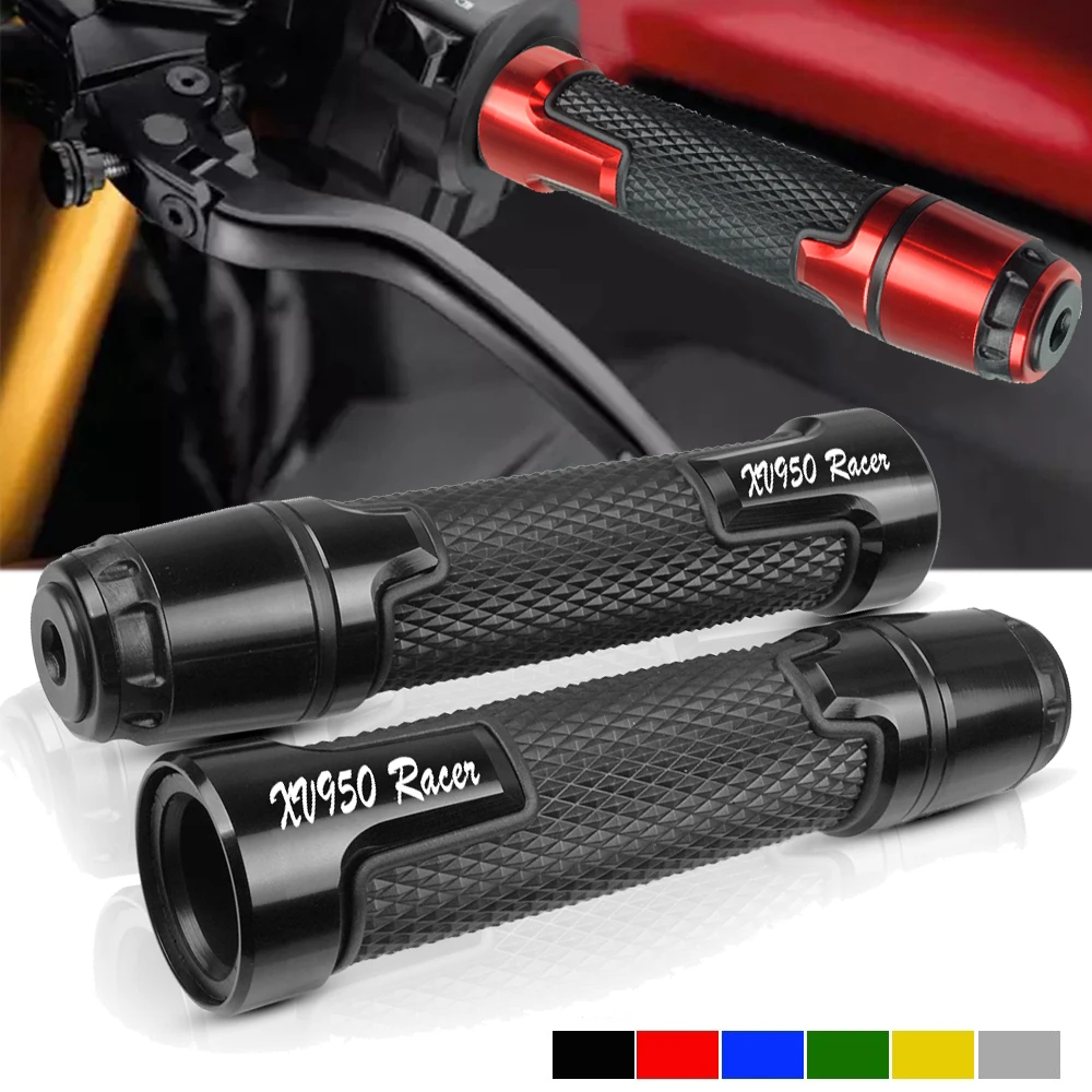 Для Yamaha XJ6 DIVERSION ABS XV 950 Racer 7/8 ''22 мм мотоциклетные ручки противоскользящая ручка мотоцикла концы акустическая система ручной Руль