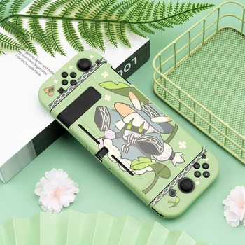 

Spring Elf Protective Shell TPU Soft Cover Shell Anti-fall NS Housing Game Console Case Box For Nintendo Switch Accessories