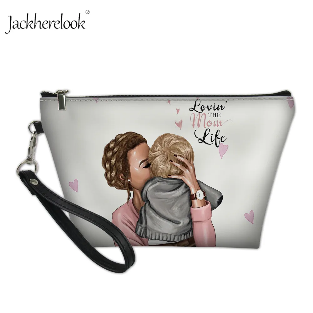 Jackherelook, косметичка для супер мамы, мини косметичка для леди, Модный женский клатч, сумка из искусственной кожи, косметичка, портативная дорожная сумка - Цвет: HK814Z8