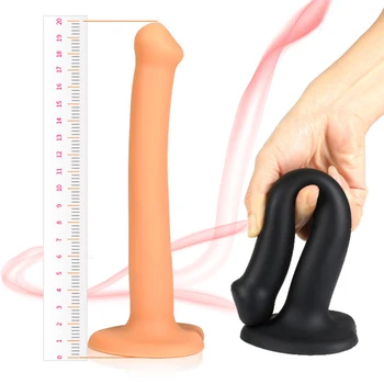 Silicone Long Dildo Suction Cup Realistic Big Anal Plug Vaginal G-spot Dildos Sex Toys for Women Men Sex Masturbation Adult Toys 6