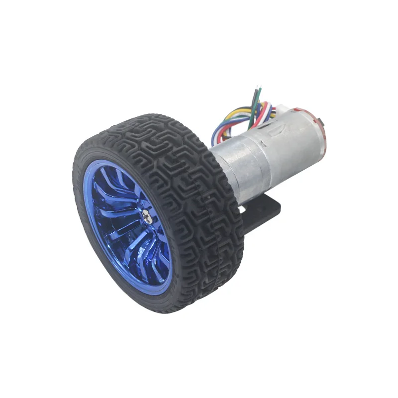 500RPM DC12V DIY Encoder Gear Motor for Smart Car Robot with Mounting Bracket 65mm Wheel Kit 500RPM DC12V DIY Encoder Gear Motor for Smart Car Robot with Mounting Bracket 65mm Wheel Kit