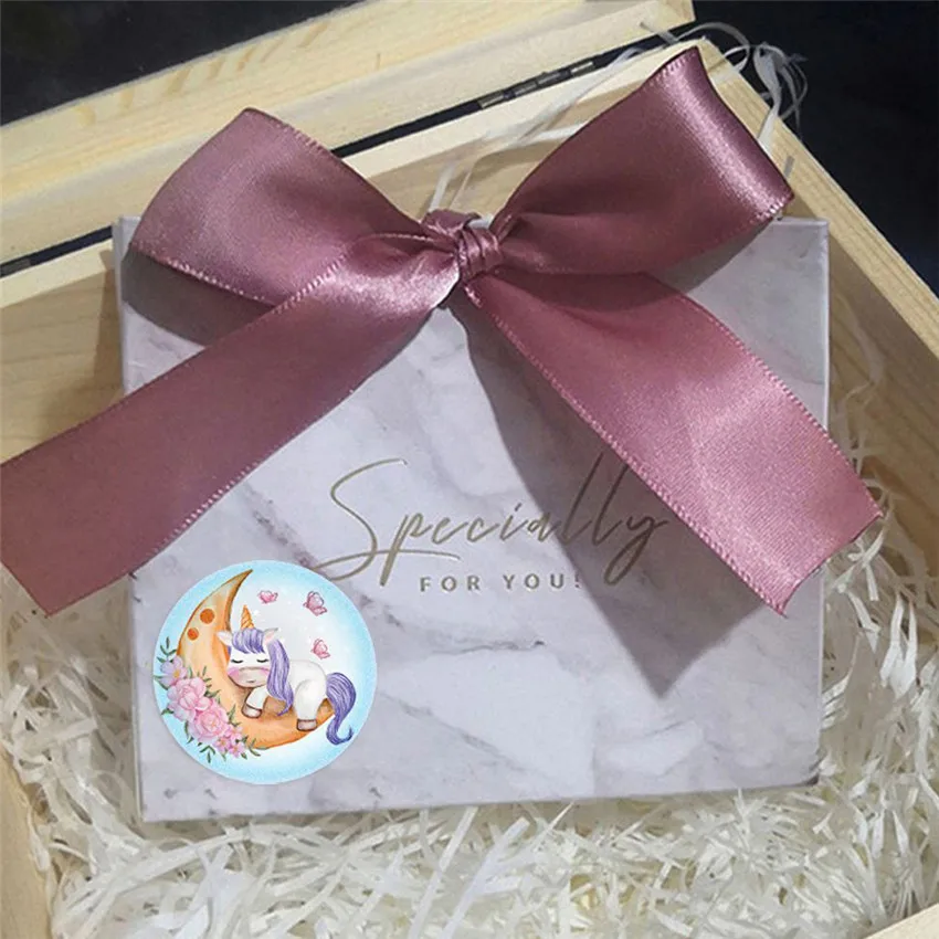 Cute Cartoon Animal Unicorn Sticker kids Reward Sticker Gift Decoration Label Teacher Encouragement Student Stationery Stickers