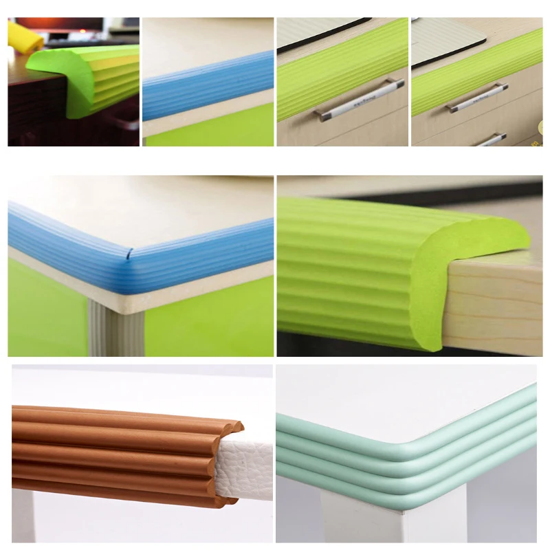 Protectores para las esquinas de las mesas de seguridad para bebés, cubierta angular anticolisión multifunción, Protector de bordes y esquinas, seguridad para niños