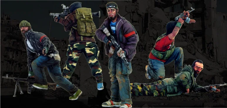 1/35 комплект для сборки фигурок из эпоксидной смолы|Наборы моделей| |