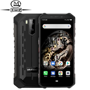 Перейти на Алиэкспресс и купить Ulefone Armor X5, 5000 мАч, ip68, ударопрочный мобильный телефон, Android 9,0, 5,5 дюймов, Восьмиядерный, 3 Гб + 32 ГБ, разблокированный, 4G, прочный смартфон