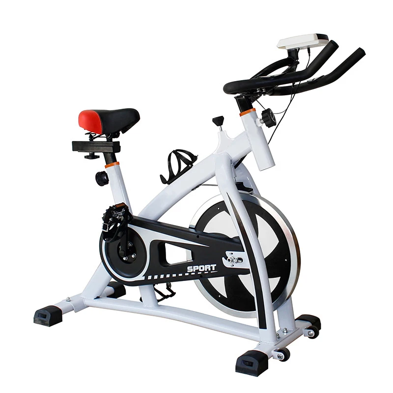 Белый Home Gym Dynamic Bicycle Mute Indoor Bicycle Fitness Equipment - Цвет: Белый
