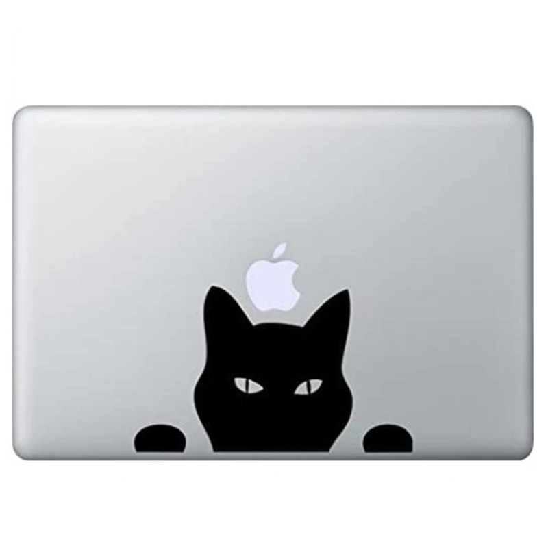 

DAWASARU Cat Peep Sticker Vinyl Sticker Car Truck Wall Laptop | Black | Creative Decoration Car Sticker Car Accessories 14 * 9CM