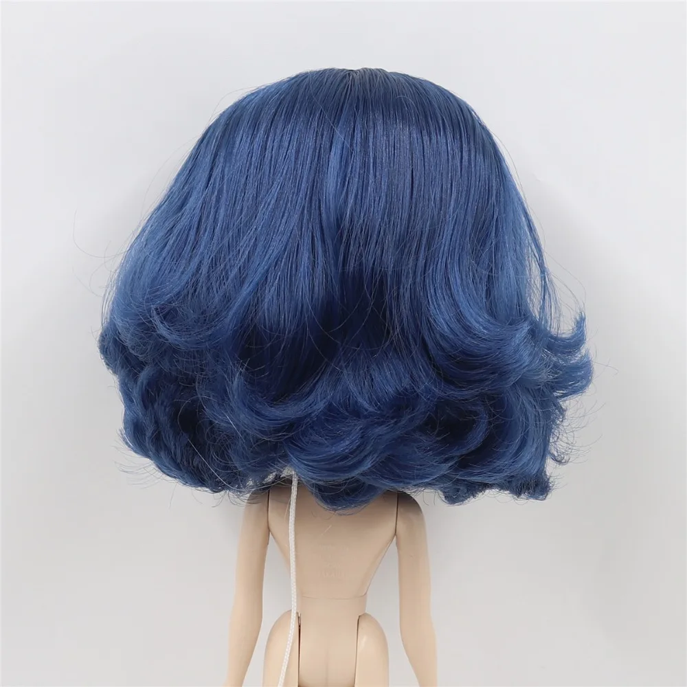 Neo Blythe Doll Dark Blue Hair with Takara RBL Scalp Dome 1