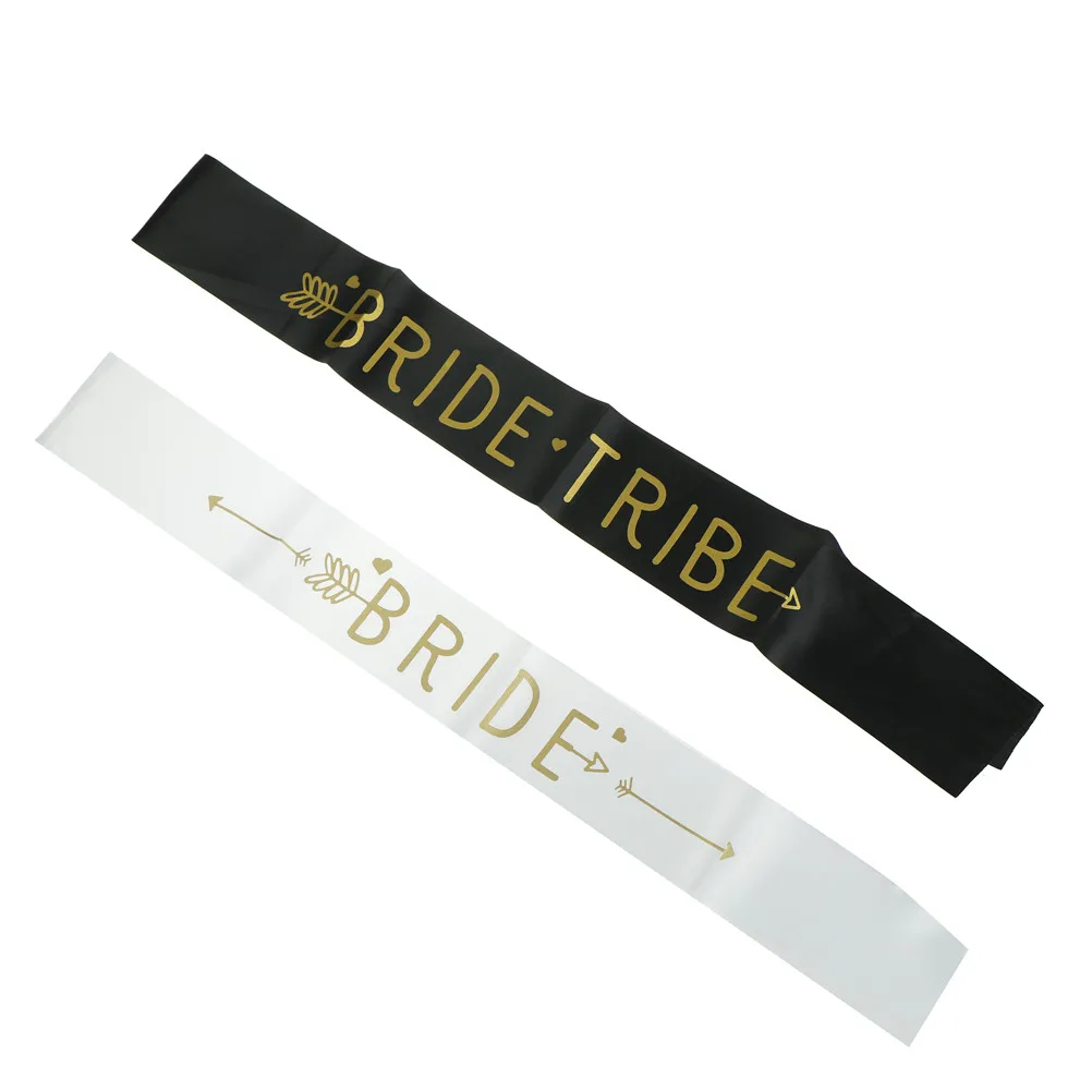 С надписью "Bride To Be" надпись «Bride Tribe» створки девичник девочек ночные вечерние свадебные сувениры Материал подружки невесты со стразами на свадьбу украшения пользу