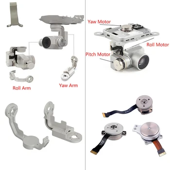 

Original DJI Phantom 4/4 Pro Part Gimbal Yam Roll Pitch Arm/Motor Gimbal Camera R P Y Bracket Spare Parts for Repairing